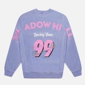 SHADOW HILL - Icy Grape Racing Crewneck Sweatshirt Purple Medium